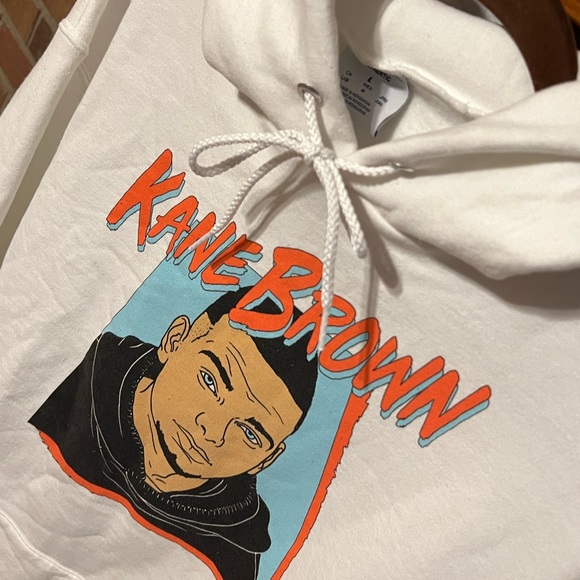 Sz L Kane Brown Soft Cotton Champion Cozy Pullover Hoodie Sweatshirt - Picture 8 of 11